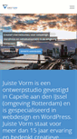 Mobile Screenshot of juistevorm.nl